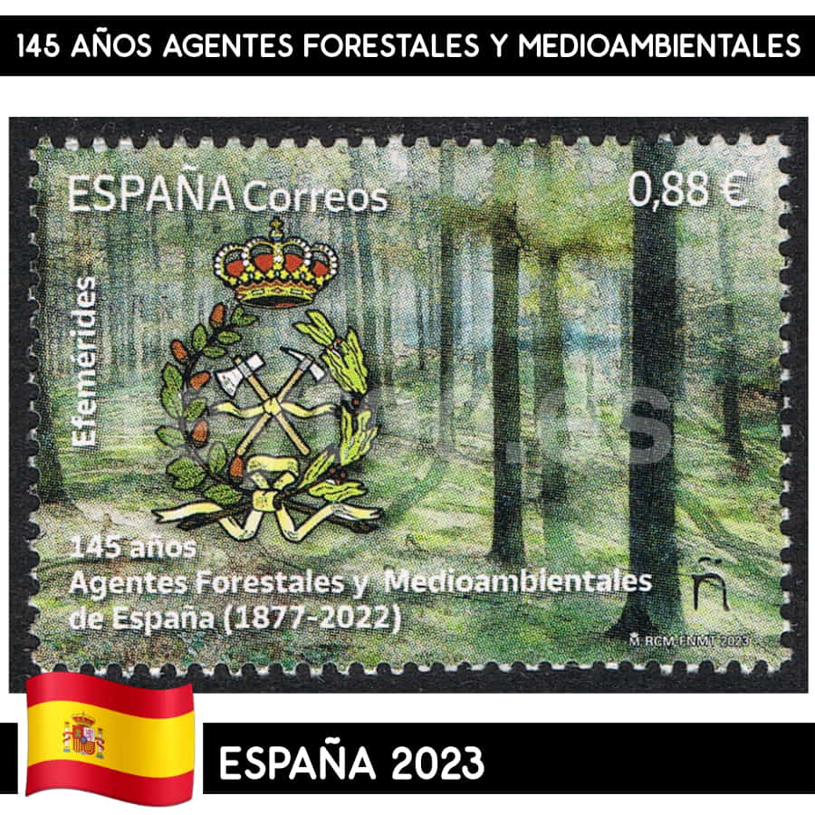 España 2023. 145 años Agentes Forestales y Medioambientales (MNH)