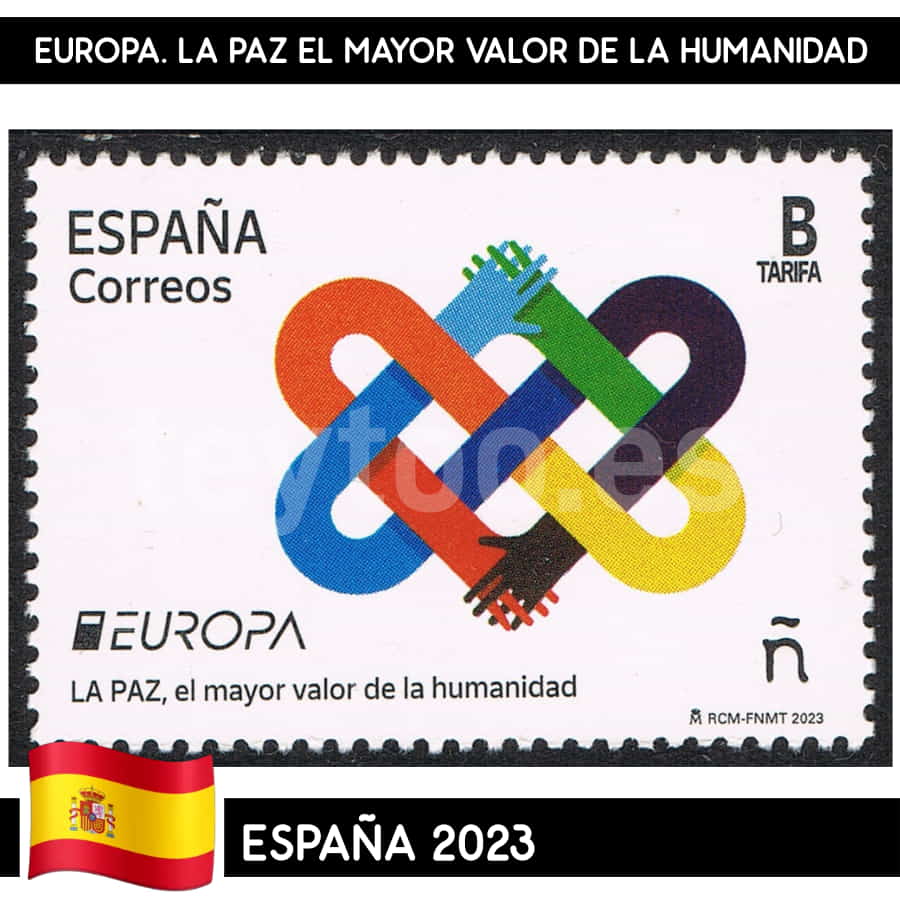 Spain 2023. Europe. Peace, the greatest value of humanity (MNH)