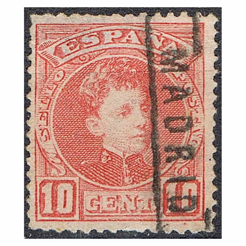 Spain 1901. Alfonso XIII, 10 c (U) - EDIFIL 243