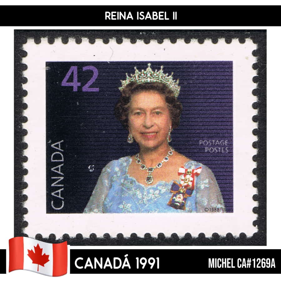 Canadá 1991. Bandera de Canadá (MNH) MI#1268A (copia)