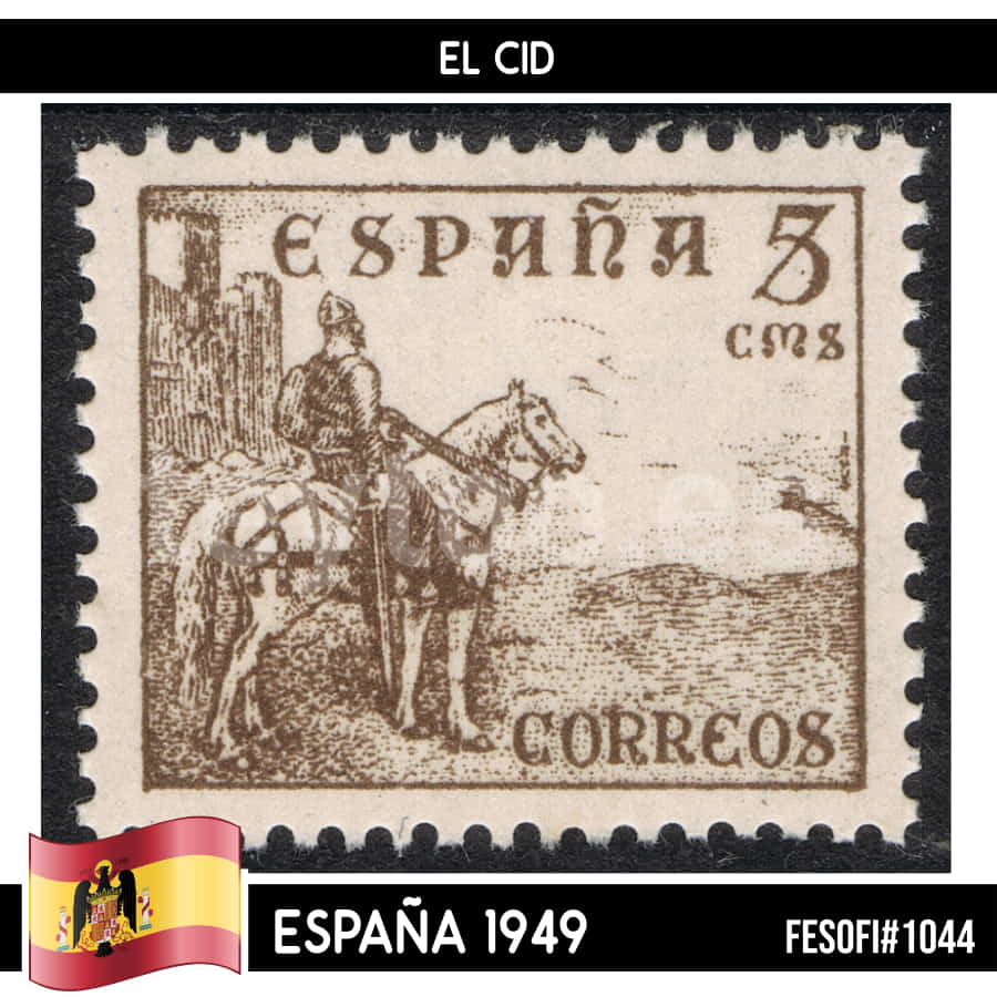 España 1949. El Cid, 5 cts (MNH) FES#1044