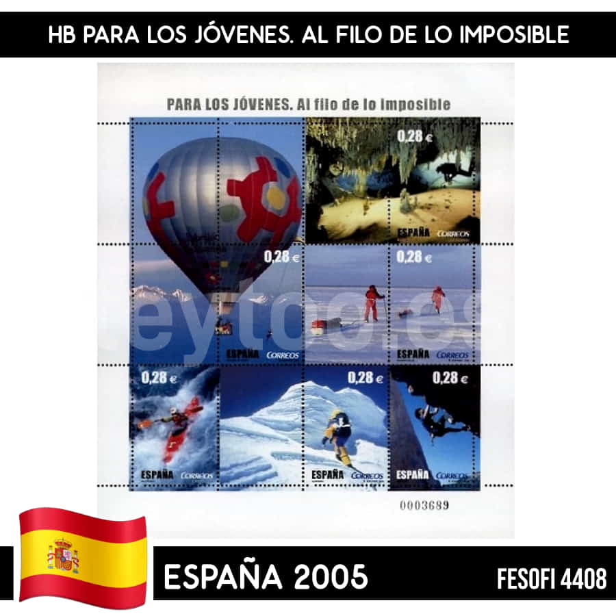 España 2005. HB Al filo de lo imposible (MNH) FES#4408