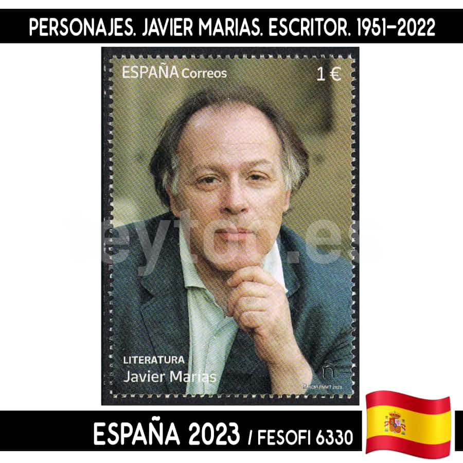 España 2023. Personajes. Javier Marías (MNH) FES#6330