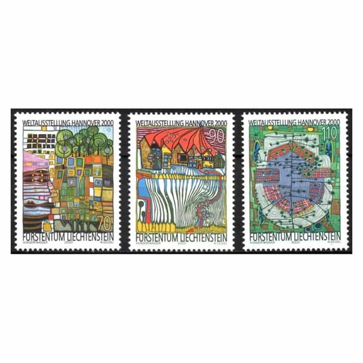 Liechtenstein 2000, Exposición Universal (MNH) - SCOTT 1179-1181