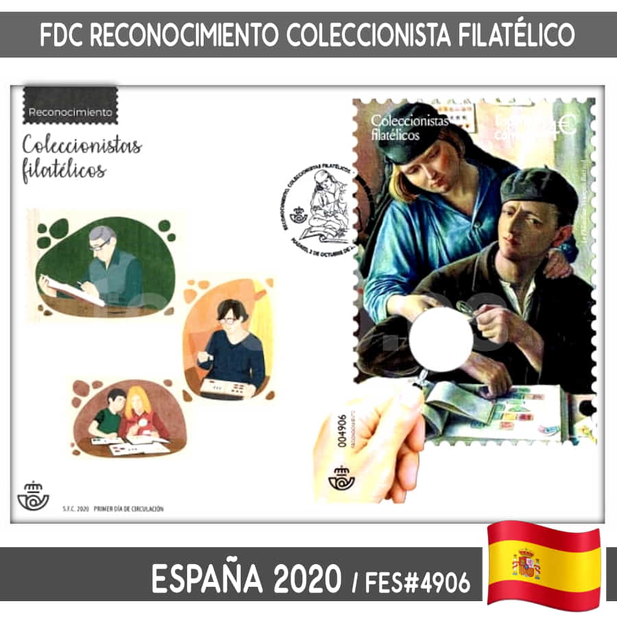 Spain 2020. FDC Philatelic Collector Recognition (N) FES#6042