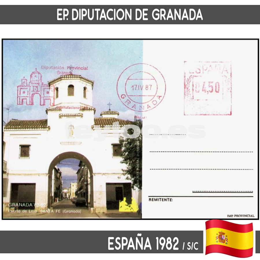 España 1982. EP Diputación de Granada (N) S/C