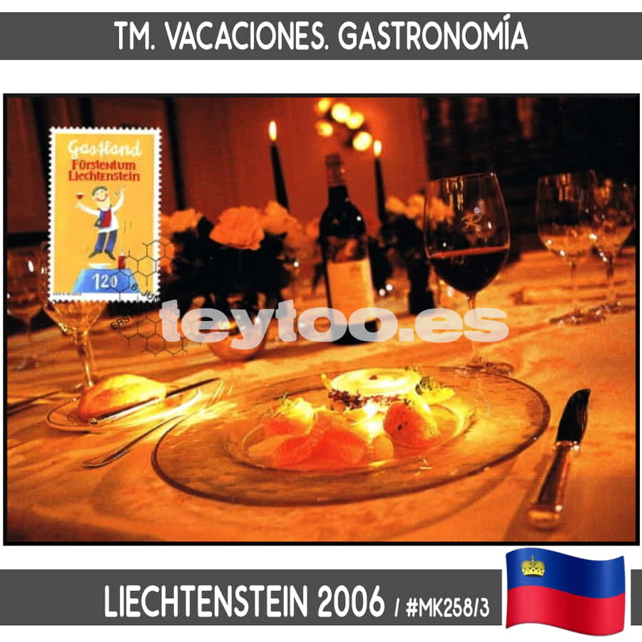 Liechtenstein 2006, TM Holidays. Gastronomy (N) #MK258/3