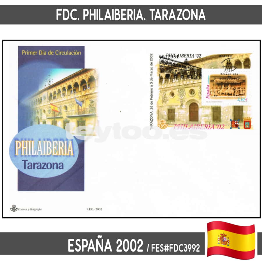 España 2002. FDC HB España 2002. Salamanca (N) FES#3988 (copia)