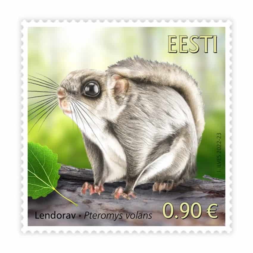 Estonia 2022. Siberian Flying Squirrel (MNH) - MICHEL 1054