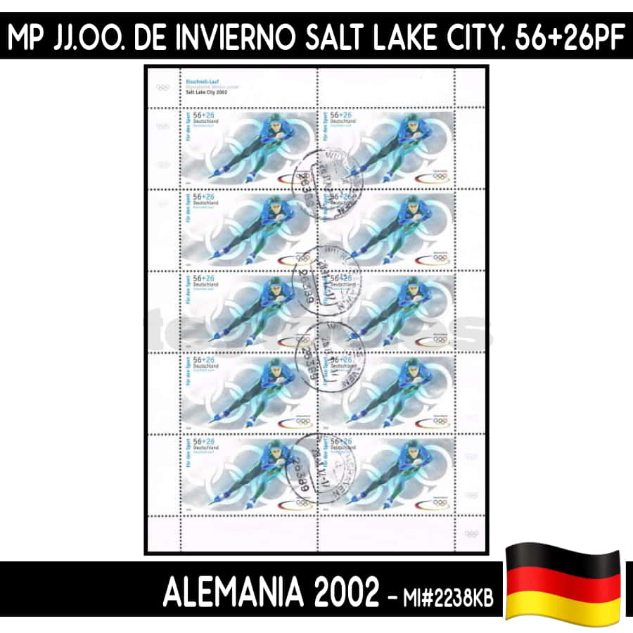 Germany 2002. MP Olympic Games. of winter. Salt Lake City (U) MI2238KB