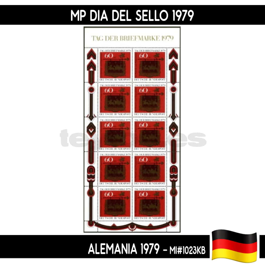 Alemania 1979. MP Día del Sello (MNH) MI#1023KB