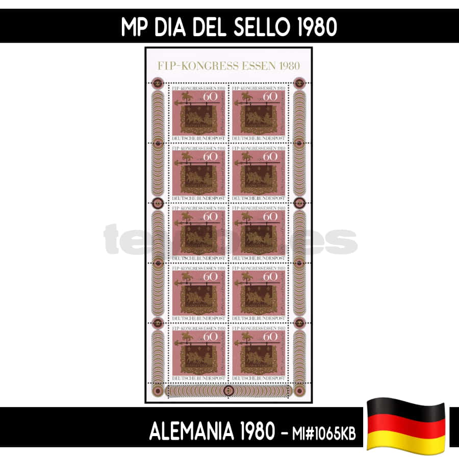 Alemania 1979. MP Día del Sello (MNH) MI#1023KB (copia)