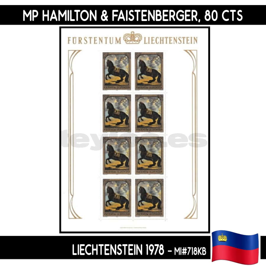 Liechtenstein 1978. HB Pinturas, 80 Rp (MNH) MI#718KB