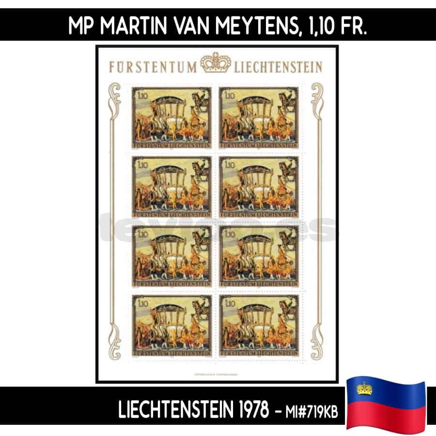 Liechtenstein 1978. HB Pinturas, 80 Rp (MNH) MI#718KB (copia)