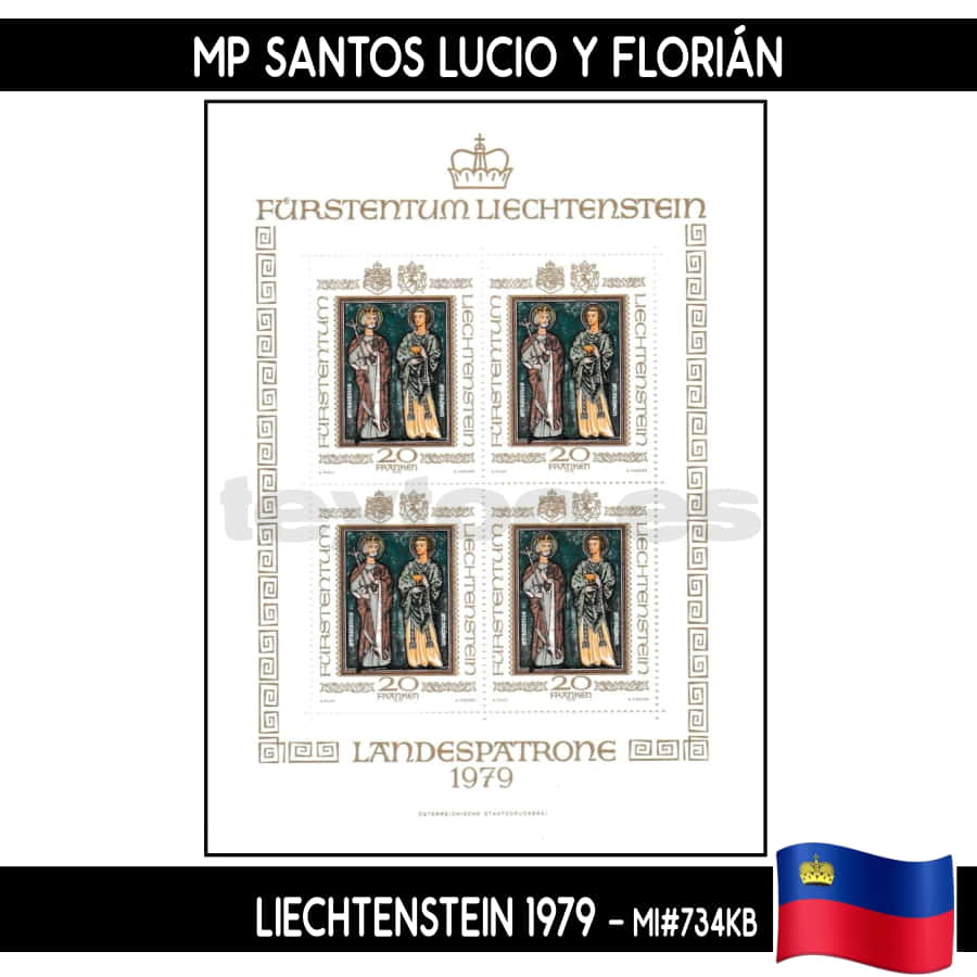 Liechtenstein 1978. MP Pinturas, 1.10 Fr (MNH) MI#719KB (copia)