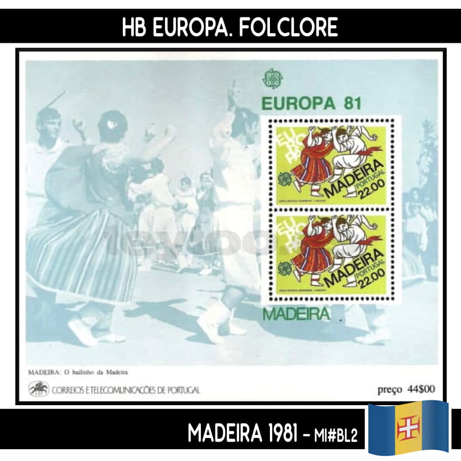 Madeira 1981. HB Europa, Folclore (MNH) MI#BL2