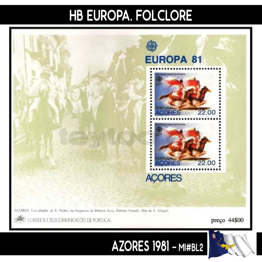 Azores 1981. HB Europa, Folclore (MNH) MI#BL2