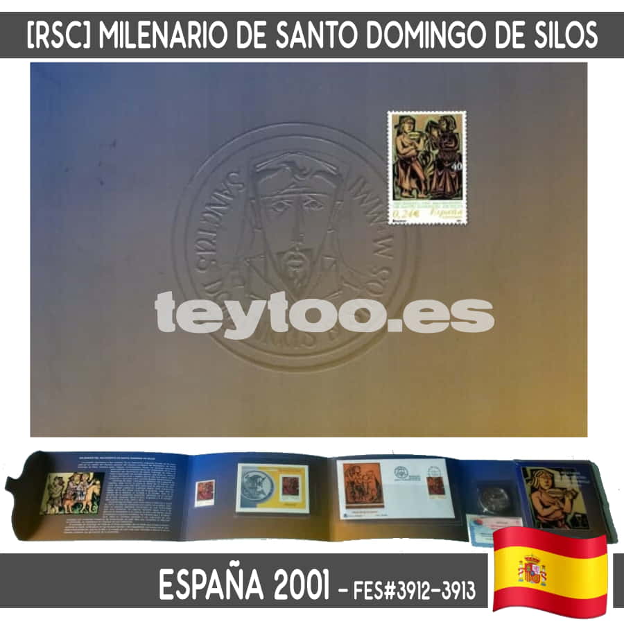 España 2001. [RSC] Milenario Santo Domingo de Silos (MNH) FES#3912-3913