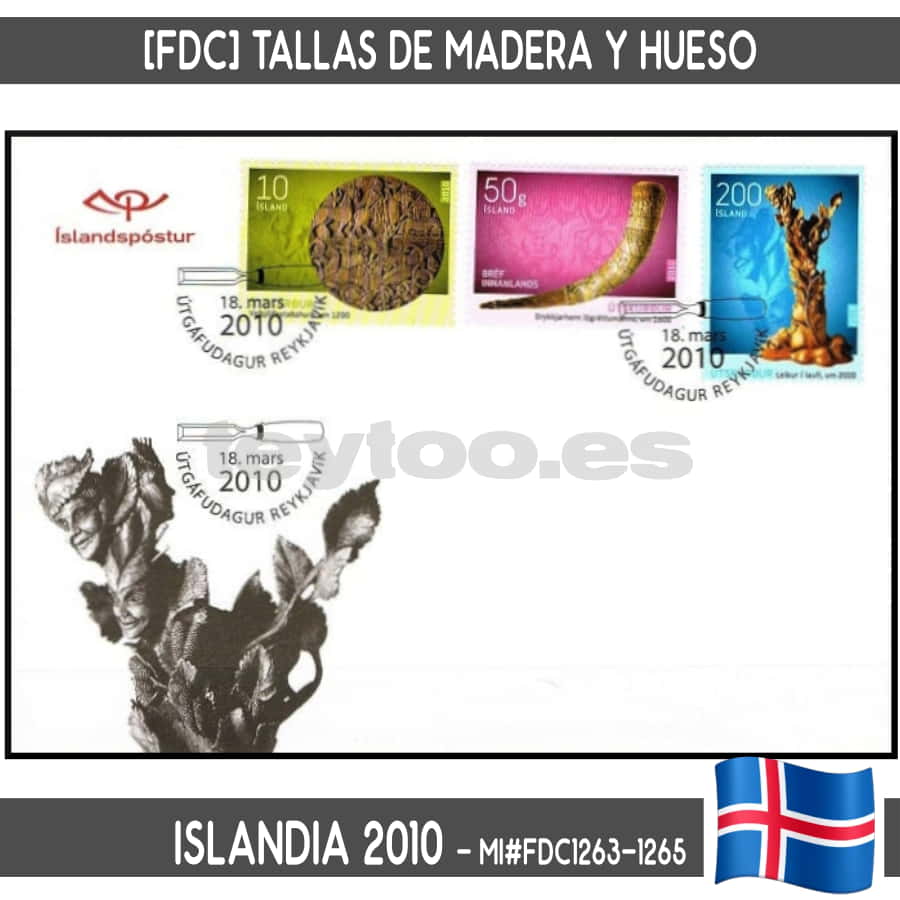 Islandia 2010. [FDC] Fauna. Focas (N) MI#1261-1262 (copia)