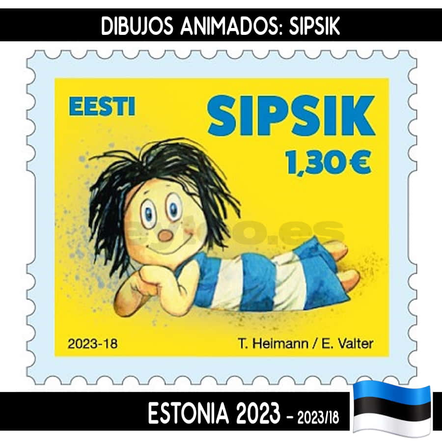 Estonia 2023. Dibujos animados: Sipsik (MNH) 2023/18