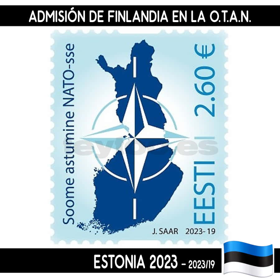 Estonia 2023. Entrada de Finlandia en la OTAN (MNH) 2023/19