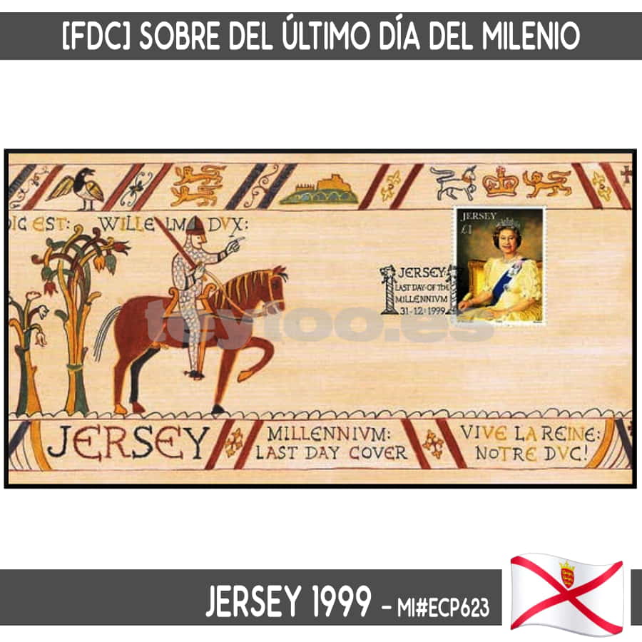 Jersey 1996. [FDC] 70 Aniversario de la Reina Isabel II (MNH) MI#CC734 (copia)