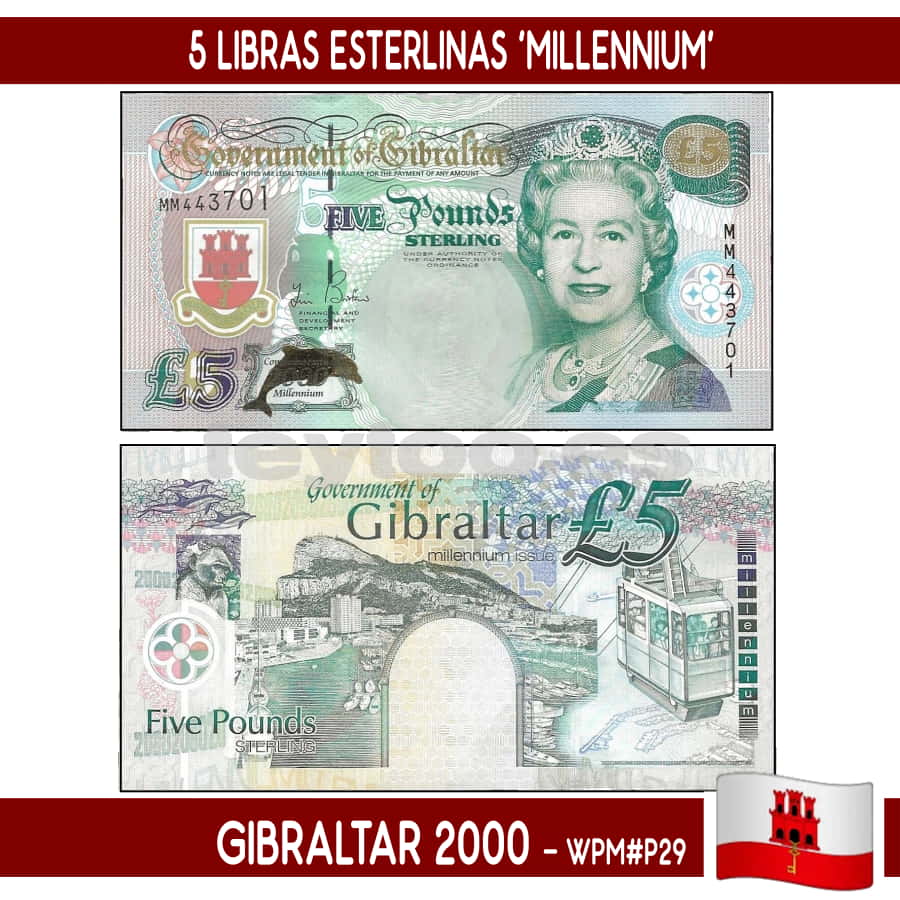 Gibraltar 1988. 1 Libra (UNC) WPM#20e (copia)