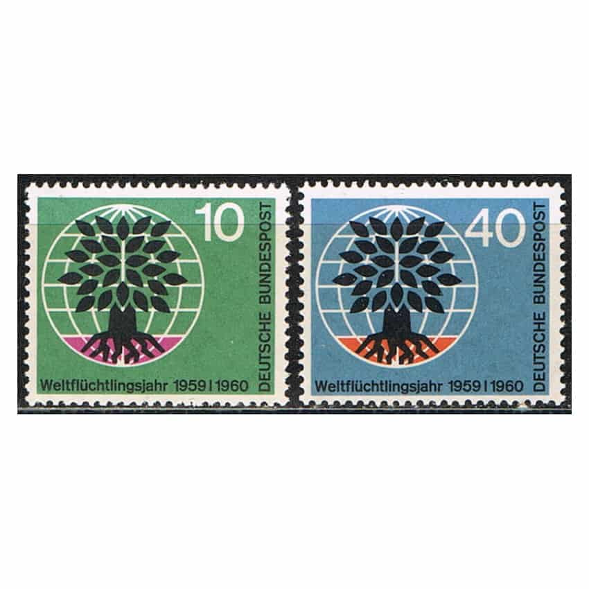 Alemania 1960. Año mundial del refugiado (MNH) - MICHEL 326-327