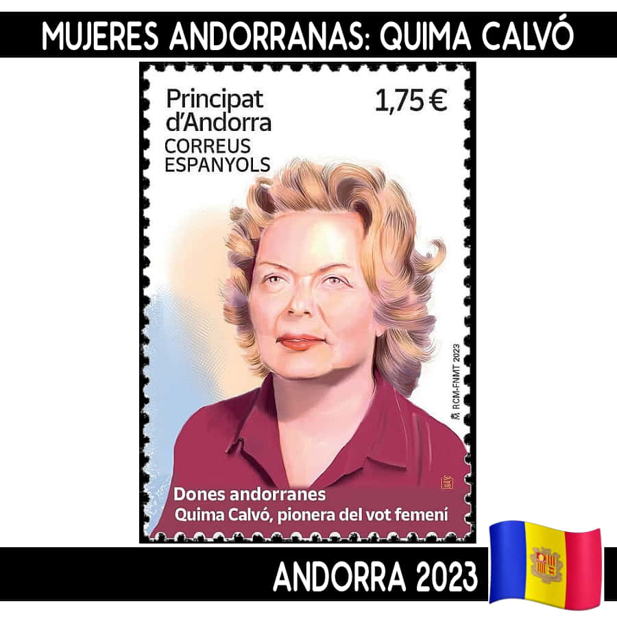 Andorra 2023. Andorran Women: Quima Calvó (MNH)