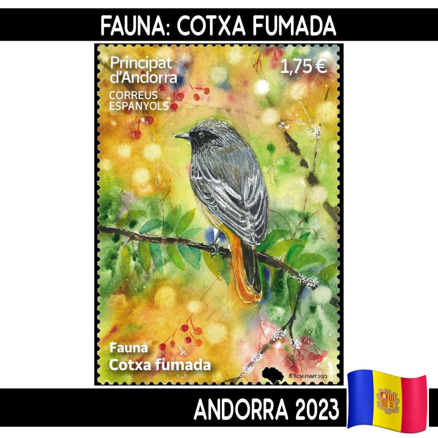 Andorra 2023. Fauna: Cotxa Fumada (MNH)