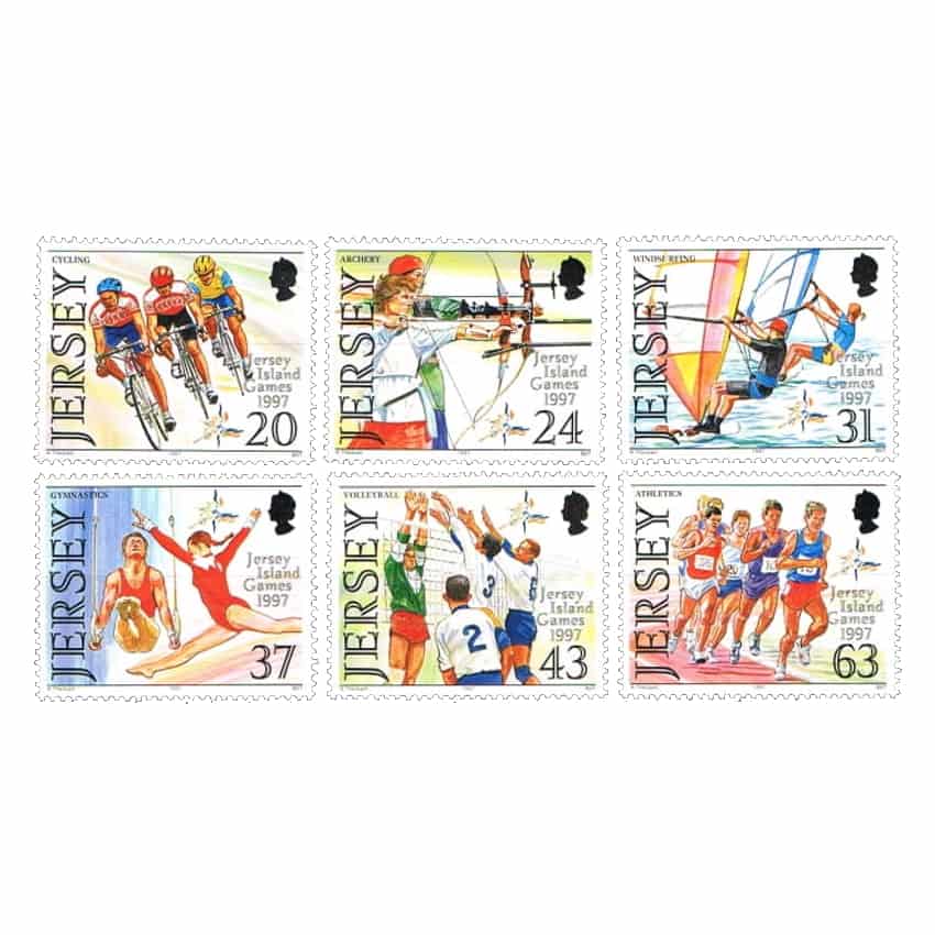 Jersey 1997. Jersey Sports Games (MNH) - MI 787-792