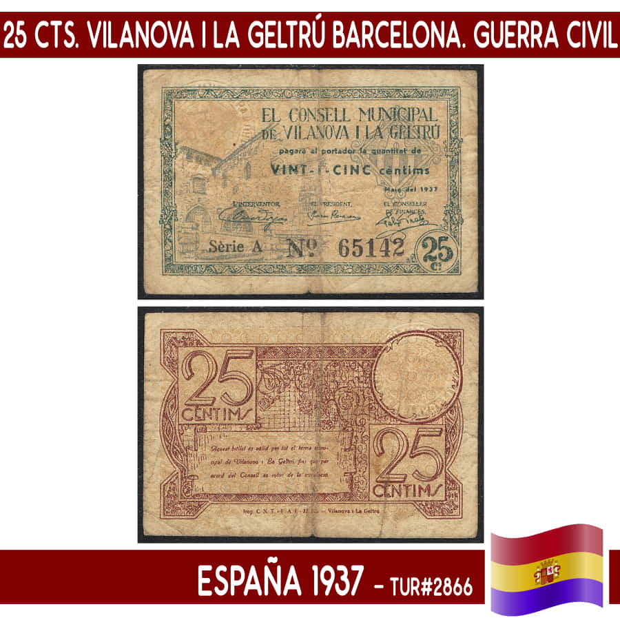 España 1936. 1 pts. Denia (Alicante) (UNC) NUM#272743 (copia)