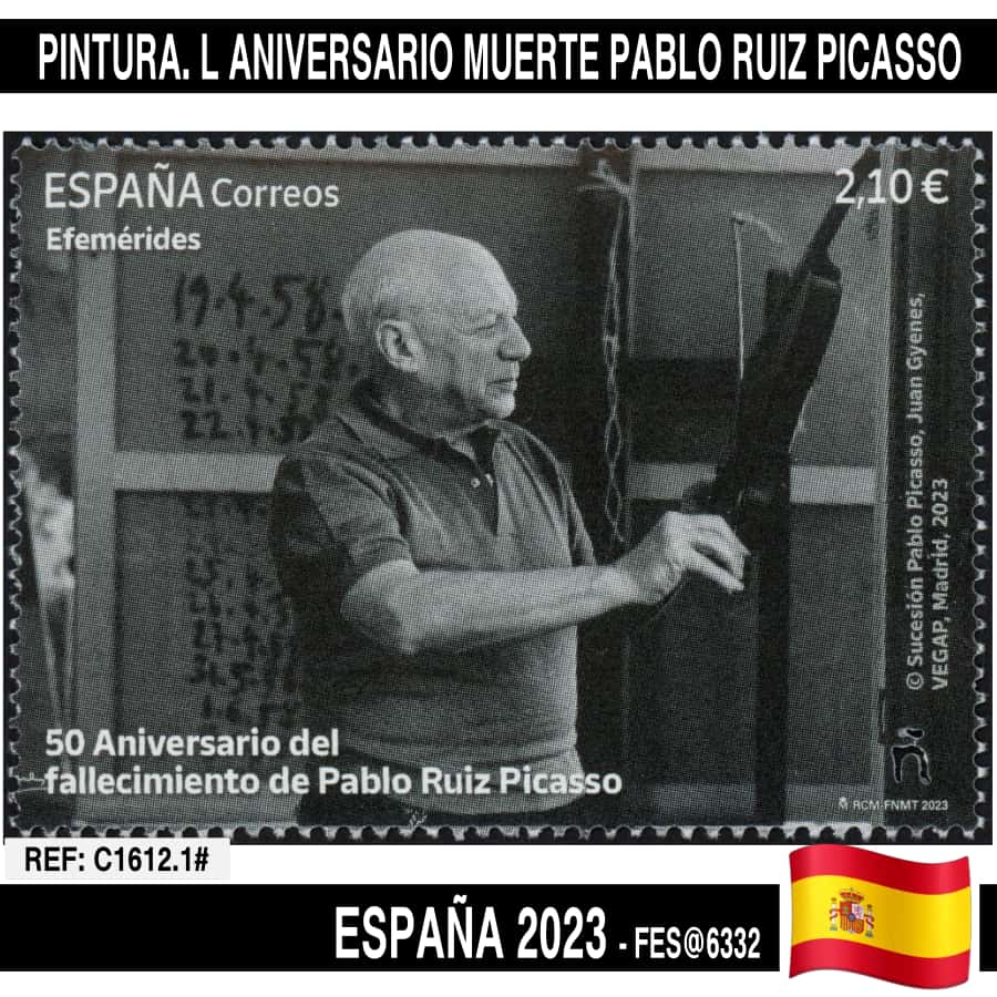 España 2023. L Aniversario muerte Pablo Ruiz Picasso (MNH) FES@6332