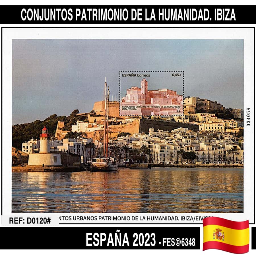 Spain 2023. HB World Heritage Sites. Ibiza (MNH) FES@6348