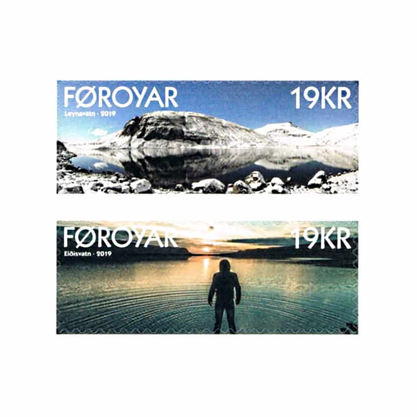 Faroe Islands 2019. Lakes of the islands - stickers (MNH) - MI 948-949