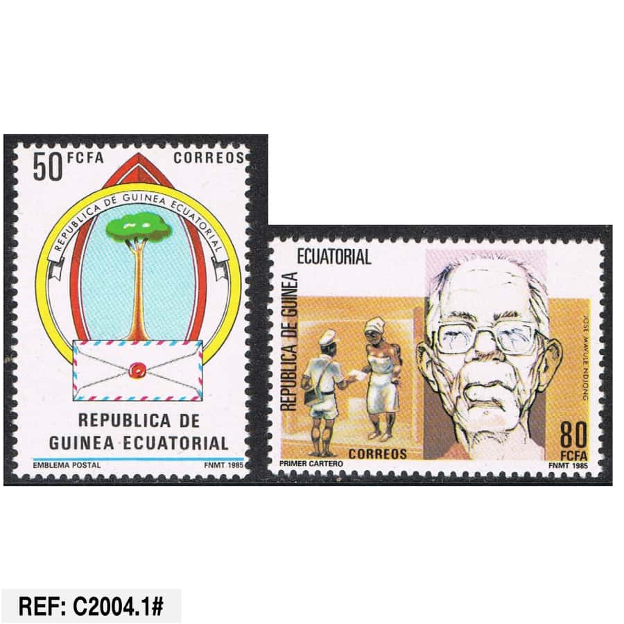 Equatorial Guinea 1985. First Postman (MNH) EDI@69-70