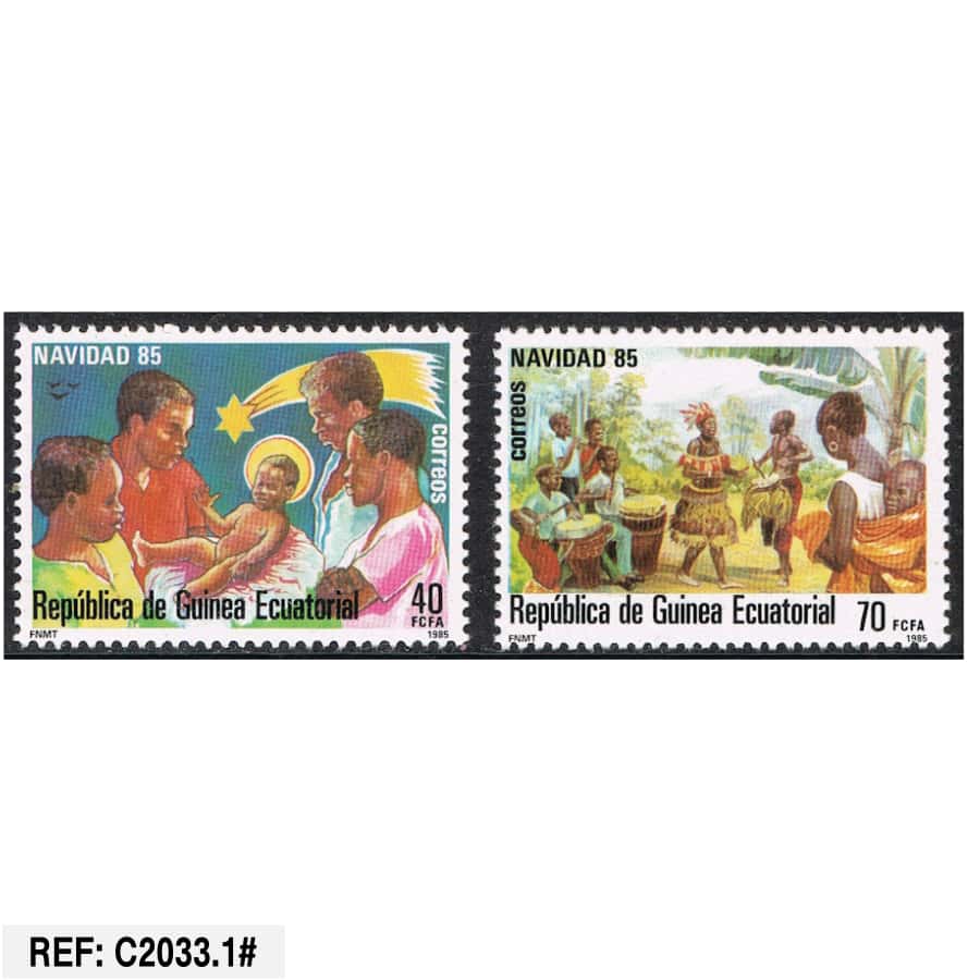 Equatorial Guinea 1985. Christmas (MNH) EDI@71-72