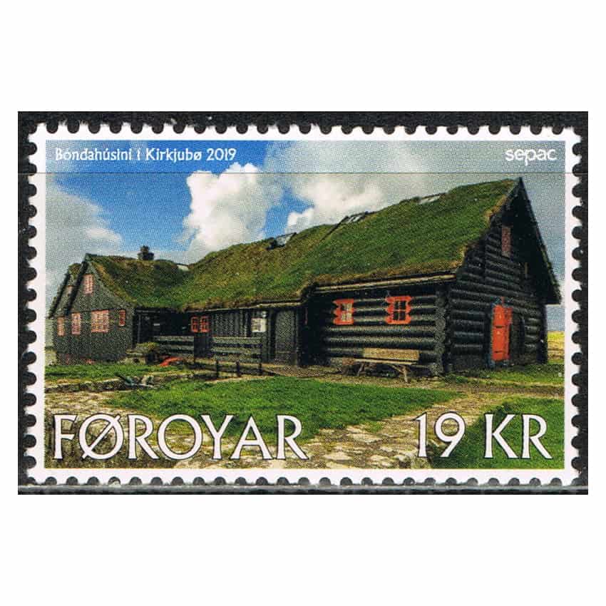 Faroe Islands 2019. Old Residential Houses (MNH) - MI 950