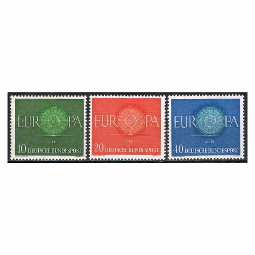 Alemania 1960. Serie Europa (MNH) - MI 337-339