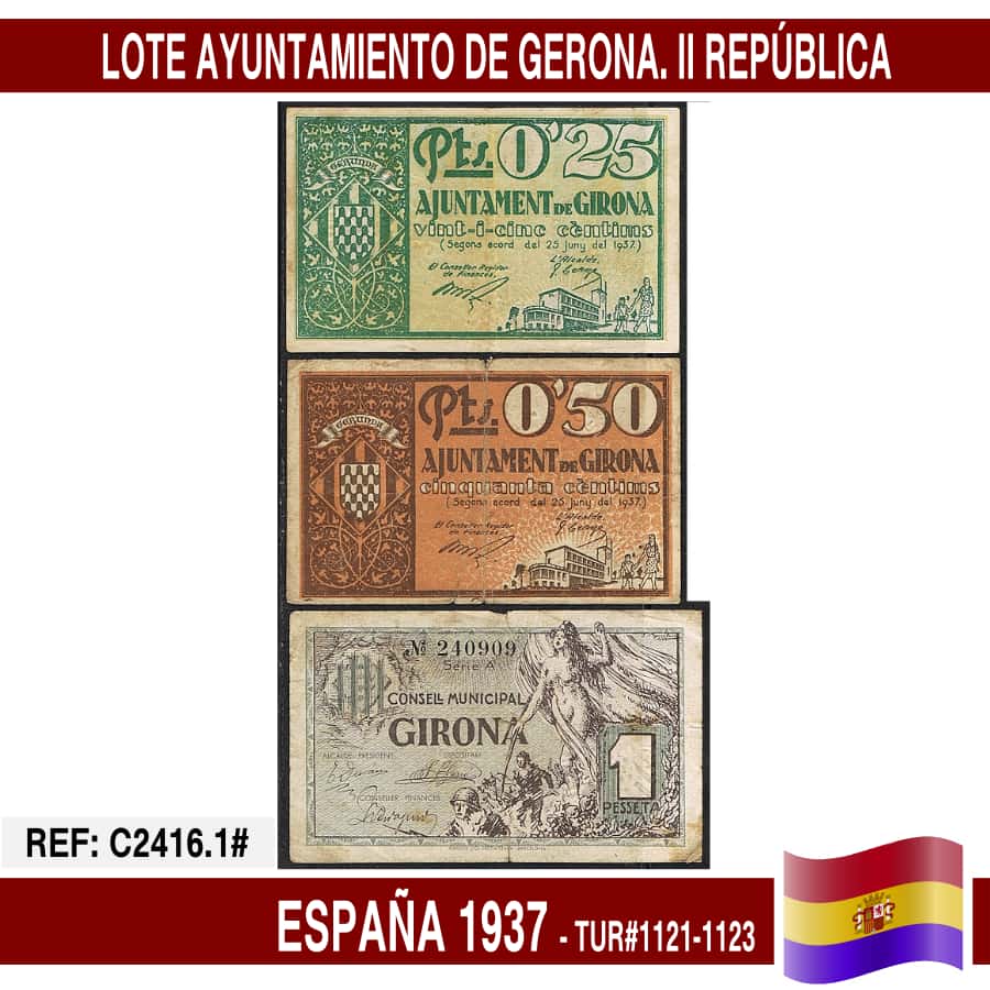 España 1937. 1 pts. Ayuntamiento de Lérida (VF) TUR@1341 (copia)