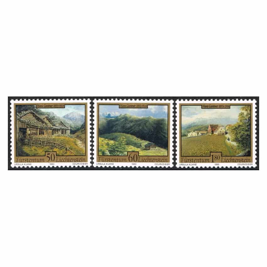 Liechtenstein 1993. Pinturas de Hans Gantner (MNH) - MI 1056-1058