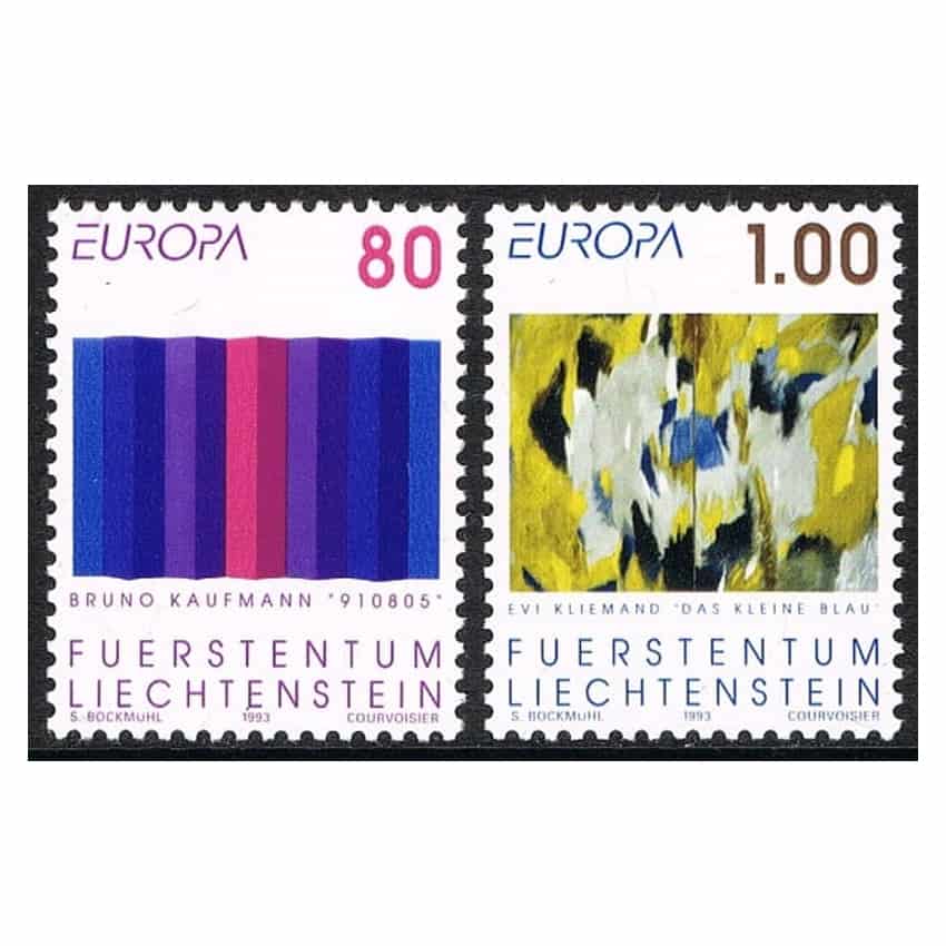 Liechtenstein 1993. Serie Europa (MNH) - MI 1054-1055