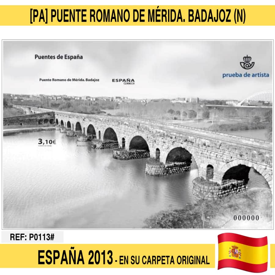 Spain 2013. [PA] Try the Roman Bridge of Merida. Badajoz (N)