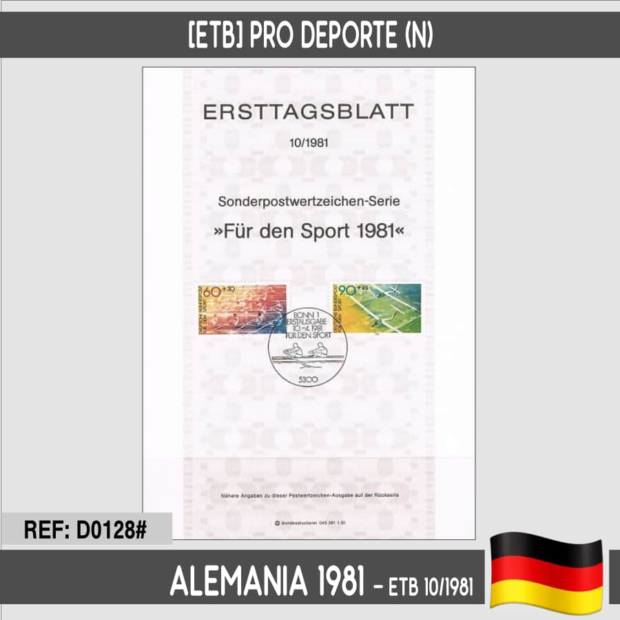 Alemania 1981. [ETB] Pro Deporte (N)