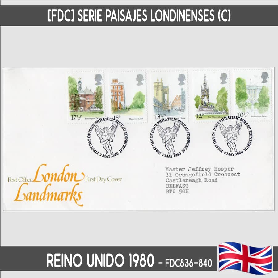 Vereinigtes Königreich 1980 [FDC] Londoner Landschaften (C)