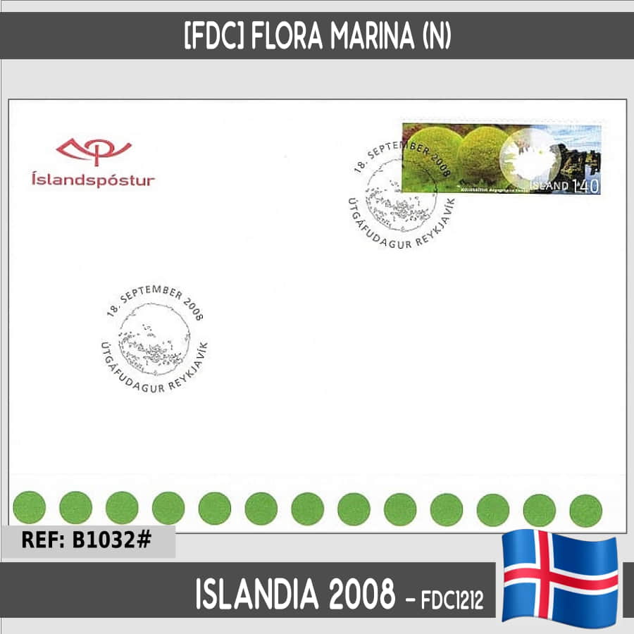 Iceland 2008 [FDC] Flora Marina (N)