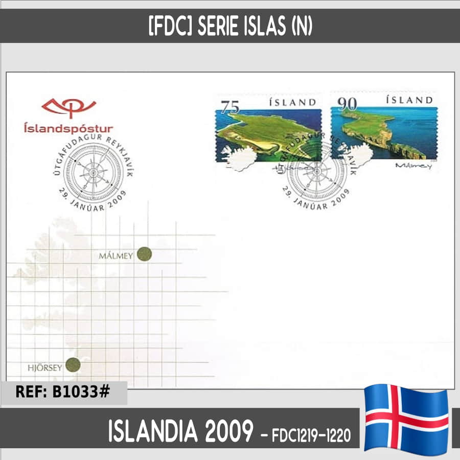 Islandia 2008 [FDC] Flora Marina (N) (copia)