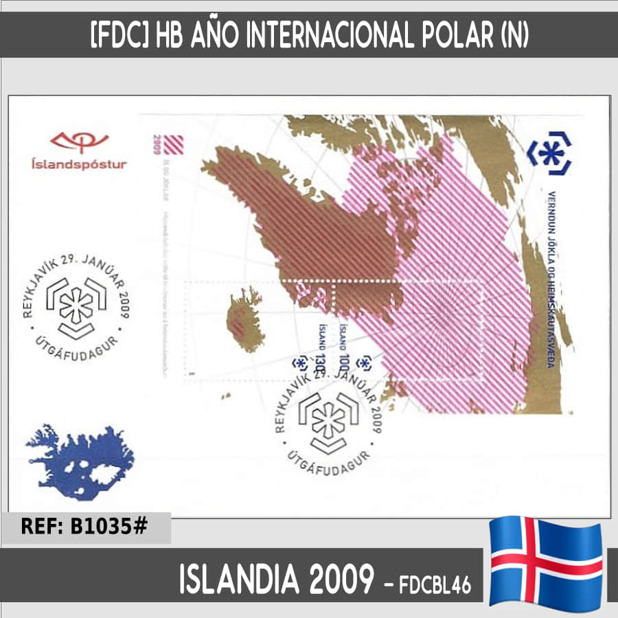 Islande 2009 [FDC] HB Année polaire internationale (N)