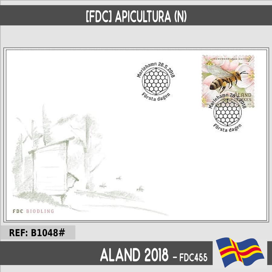 Aland 2018 [FDC] Beekeeping (N)