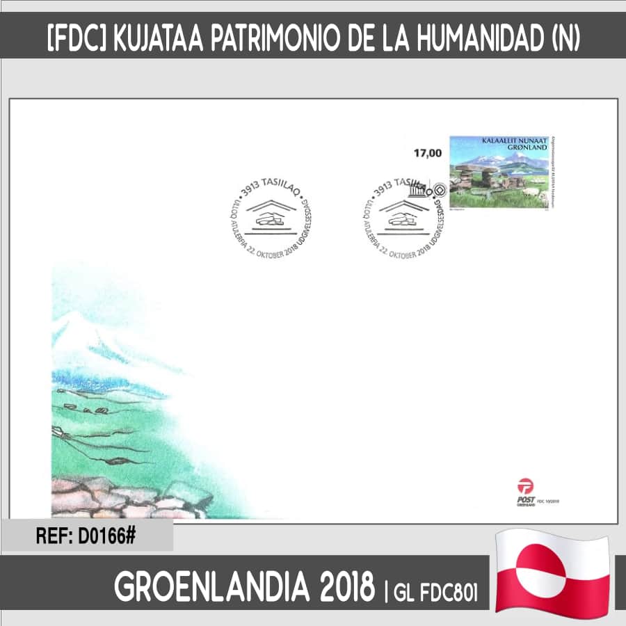 Grönland 2018 [FDC] Kujataa Weltkulturerbe (N)